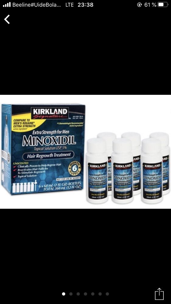 Миноксидил,minoxidil для роста бороды и волос оригинал
