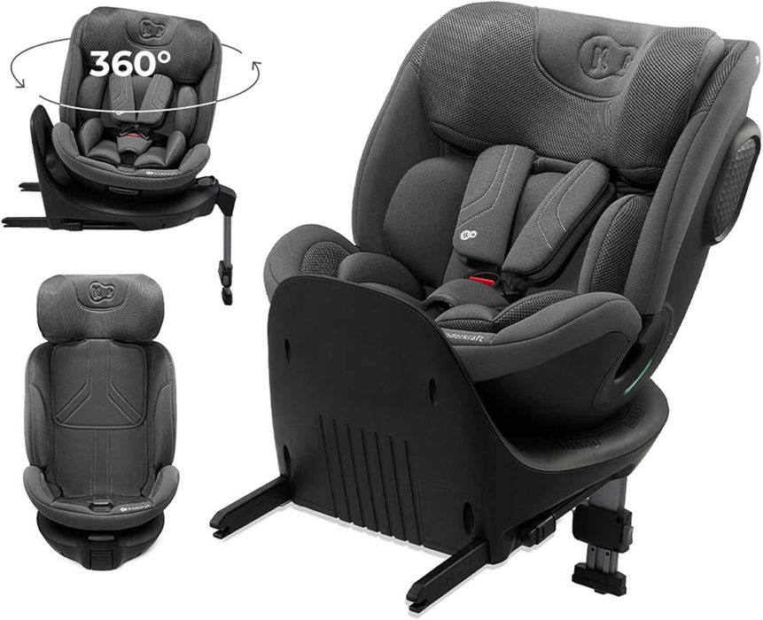 Kinderkraft XRIDER2 Детско столче за кола с основа, I-Size 40-125 см