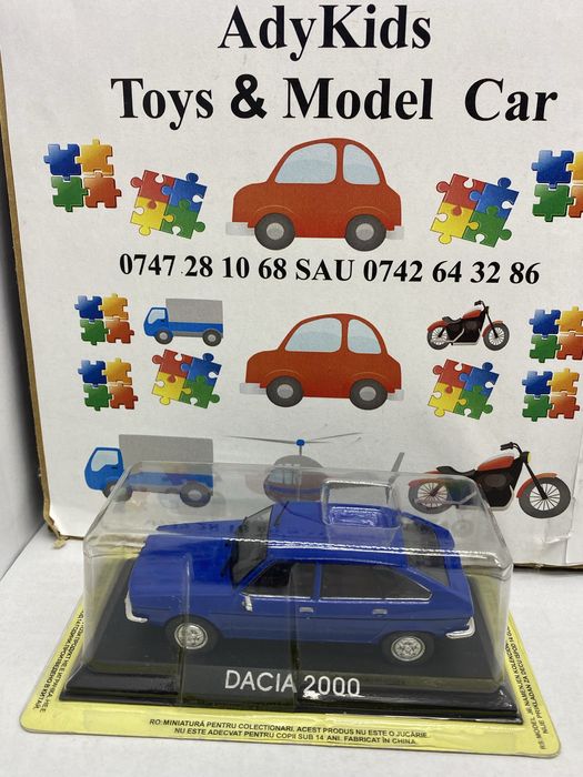 DACIA 2000 machetă auto scara 1:43(10 cm) Deagostini Masini de Legenda