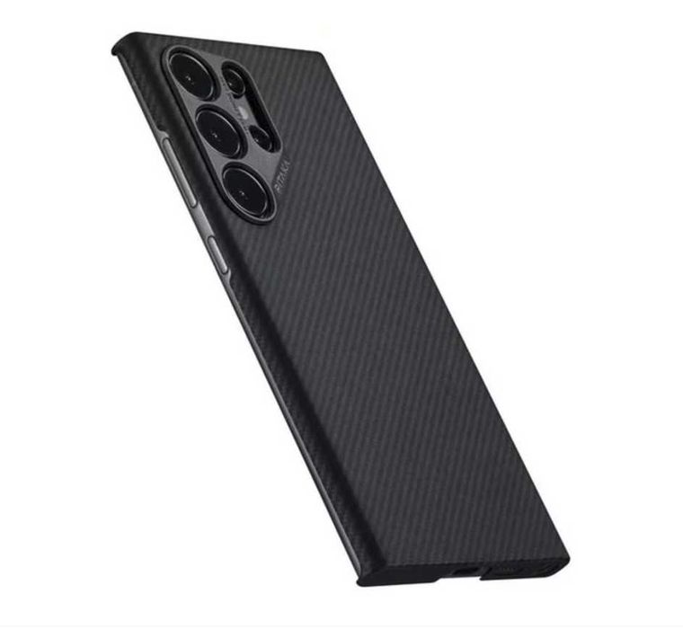 Калъф Pitaka MagEZ 4, 600D Aramid, Galaxy S24 Ultra, MagSafe Черен/Сив