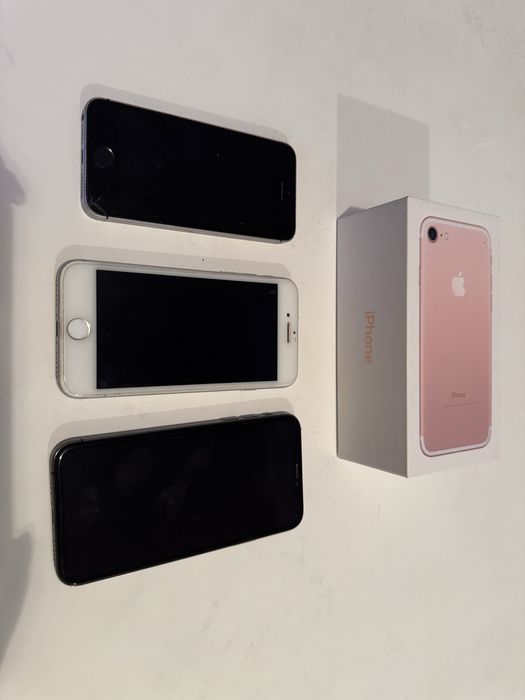 Lot iPhone SE, 7, X