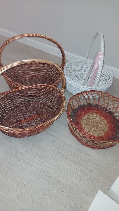 большие плетеные корзины