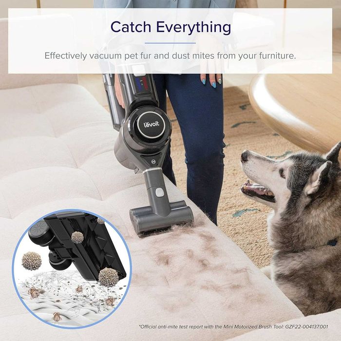 Вертикална прахосмукачка Levoit VortexIQ 40 Flex Безжична