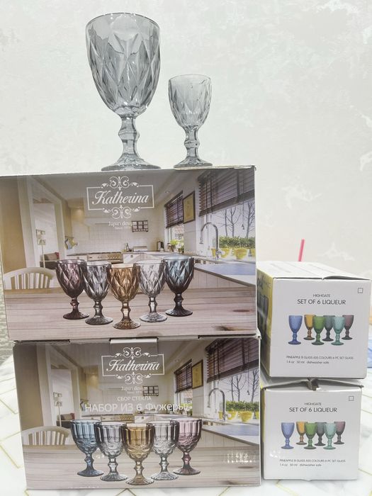 Продам набор фужеров и рюмок