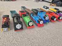 Colecție trenulețe Thomas&Friends cu locomotive și vagoane ap 20 piese