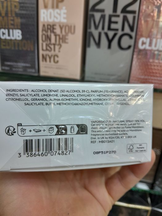 Original Mujskoy Mont Blanc Legend spirit Edt (100)ml