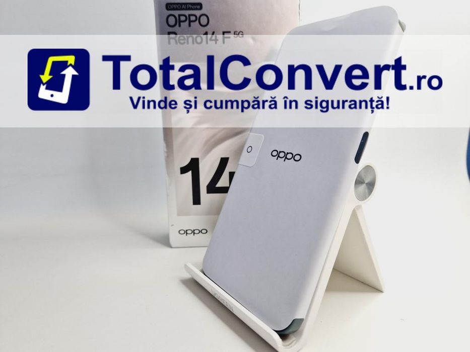 Oppo Reno 14 F 256GB Luminouse Green 8GB, Garantie 24 luni | #R87859