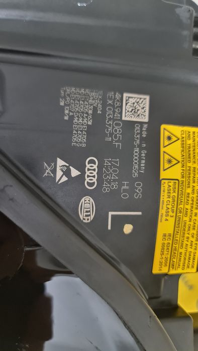 Faruri far full led matrix laser Audi A7 S7 C8 4K 4K8941085F