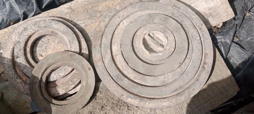 Круги для печки разного диаметра