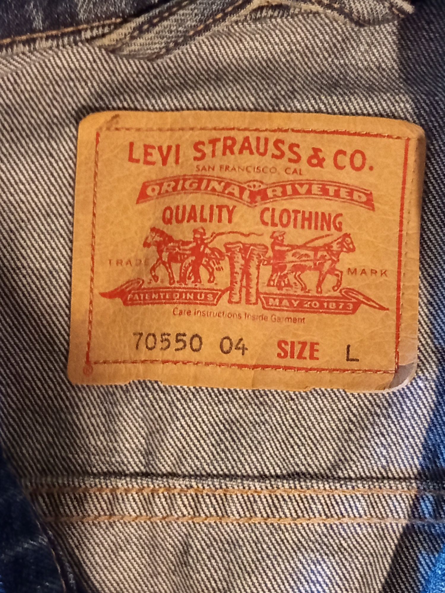 Мъжко Дънково Яке "Levi's'