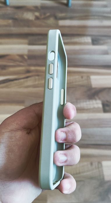 Husa iPhone 14 Verde + Gold Premium