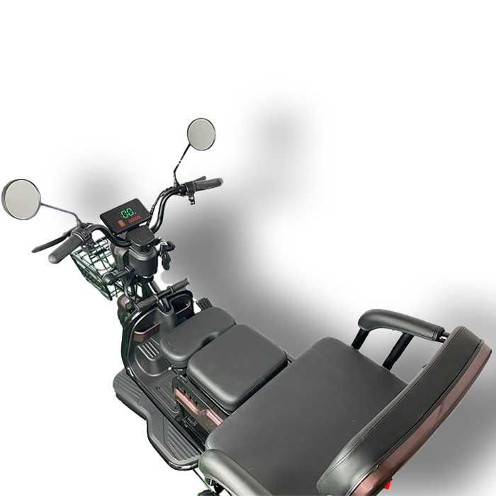 Електрическа триместна триколка FullMax С1+, Три Седалки 1500W
