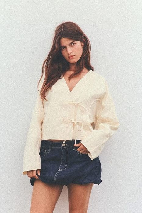 Дамско яке Zara с връзки