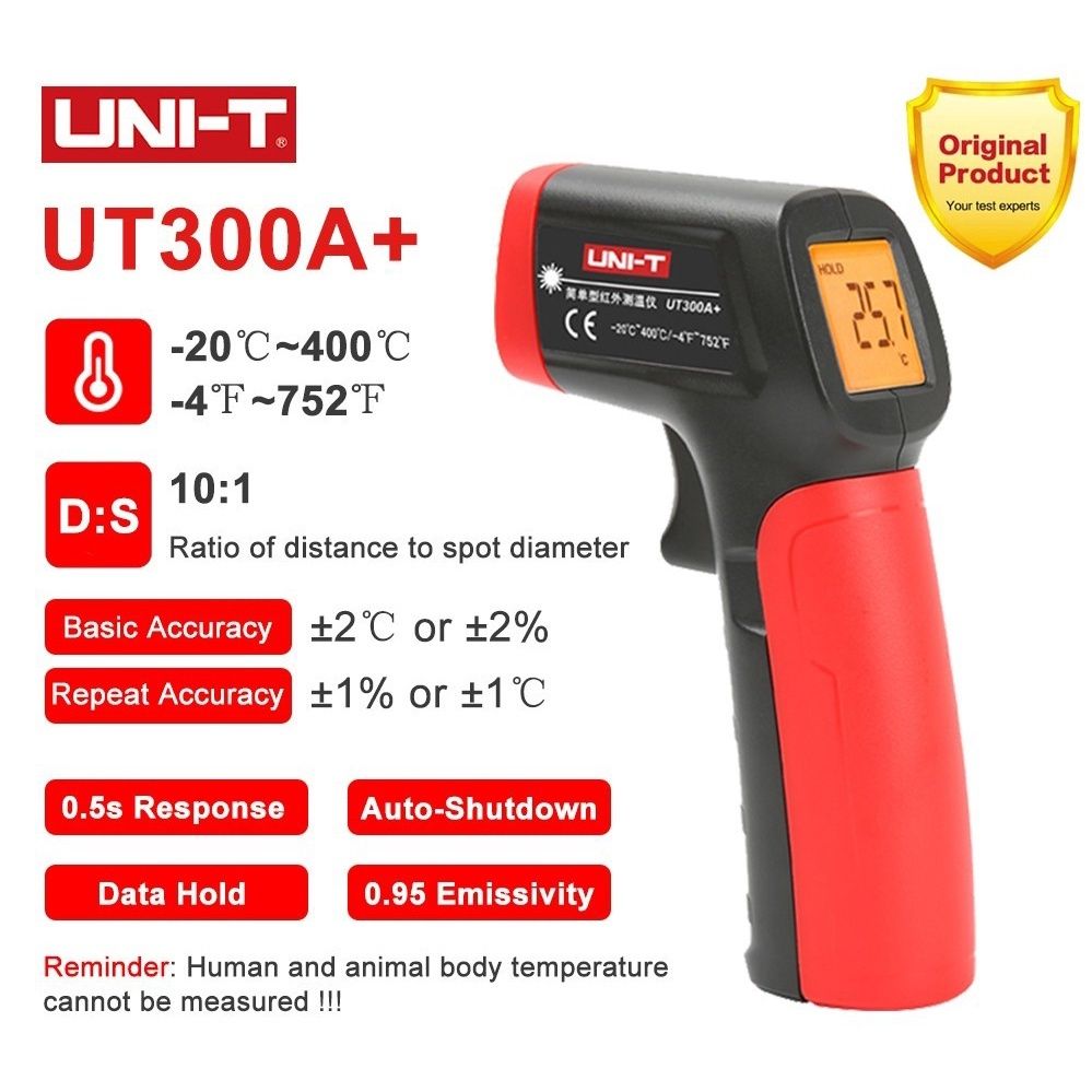 Термометр Универсальный промышле инфракрасные пирометр градус лазерный
