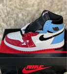 Jordan 1 Retro High Fearless UNC Chicago Varsity Red University Blue