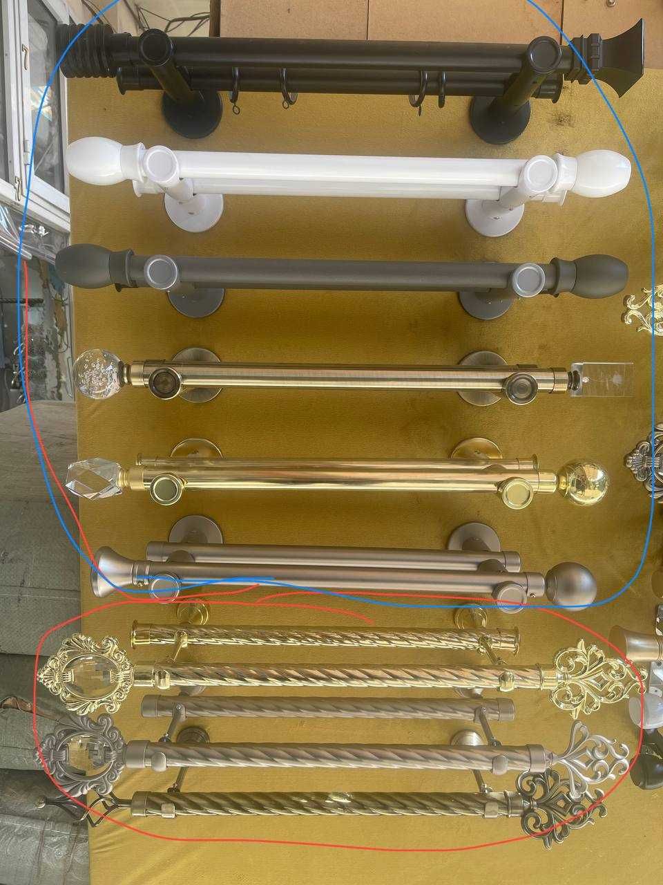 установка карниз