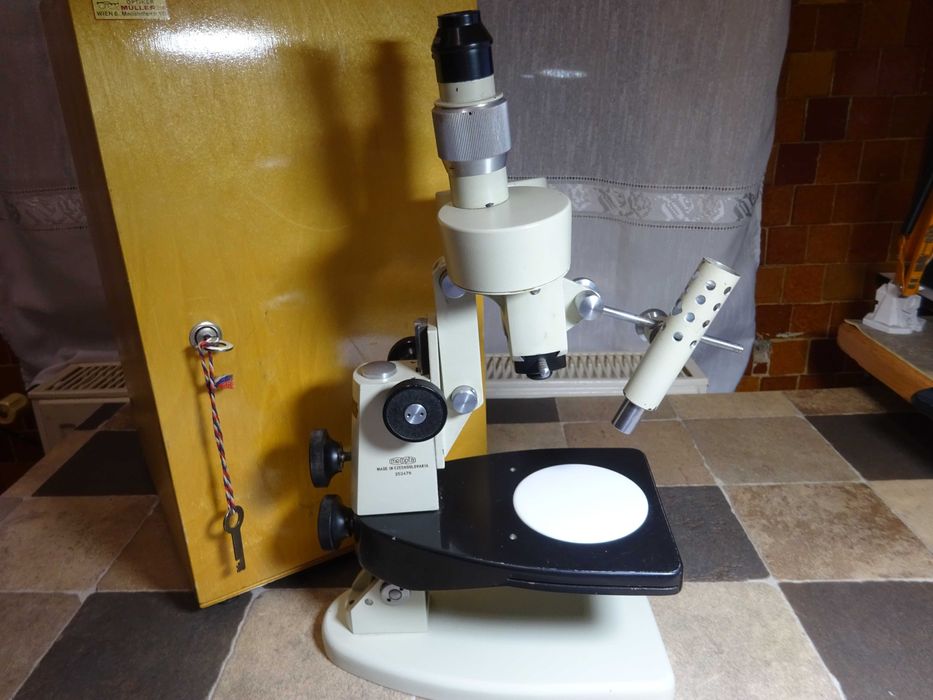Microscop stereo /binocular vintage /Meopta