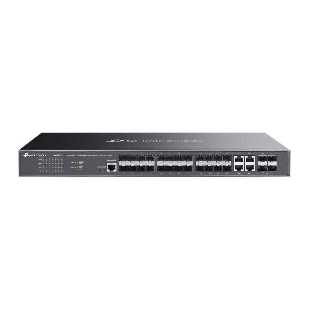 Управляемый коммутатор TP-Link 	SG3428XF Omada 24-Port SFP L2+