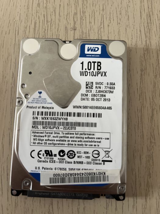 Vand HDD laptop, verificat.