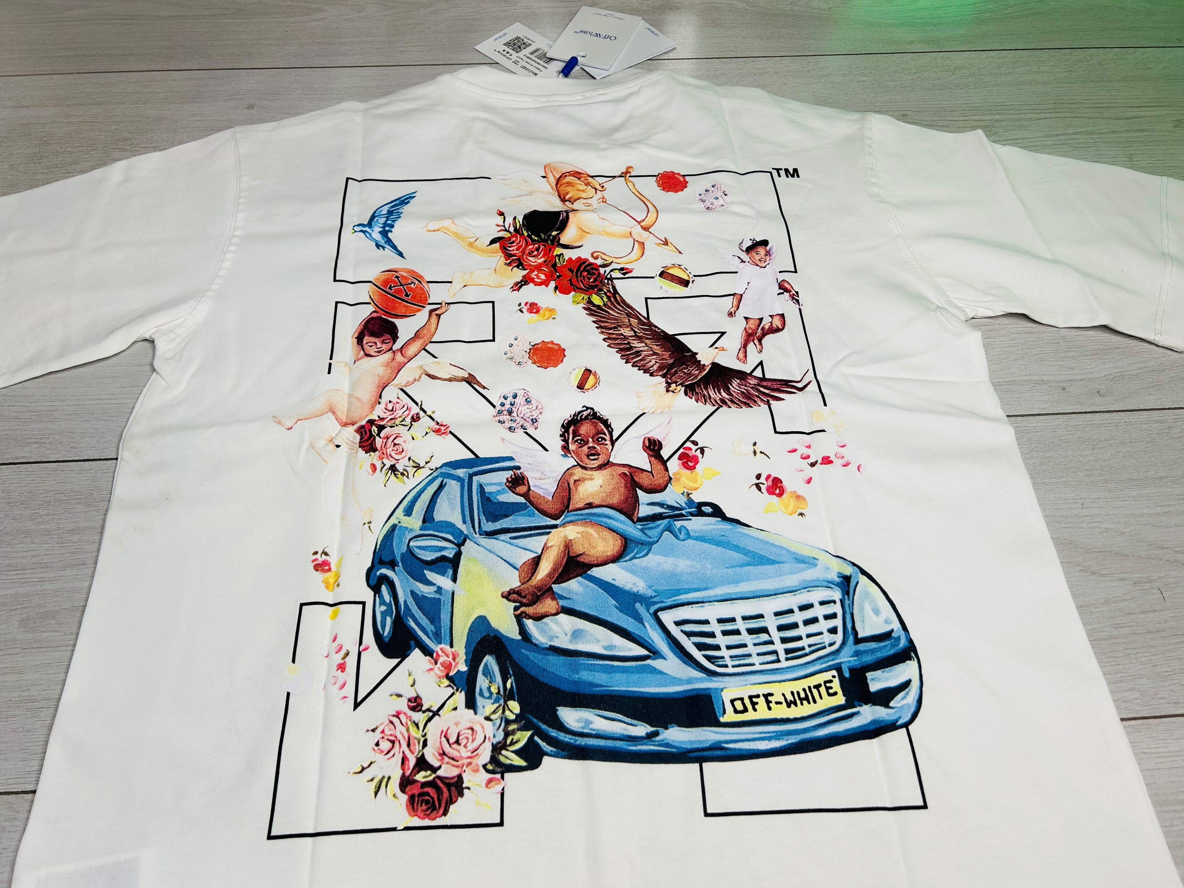 Tricou Oversize off white new cars collection 2025