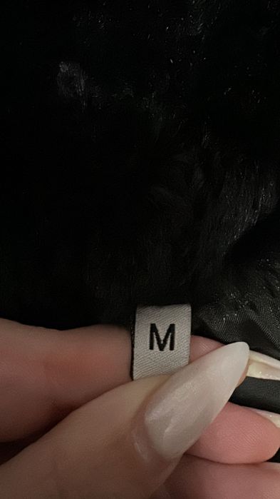 Geaca cu blana artificiala