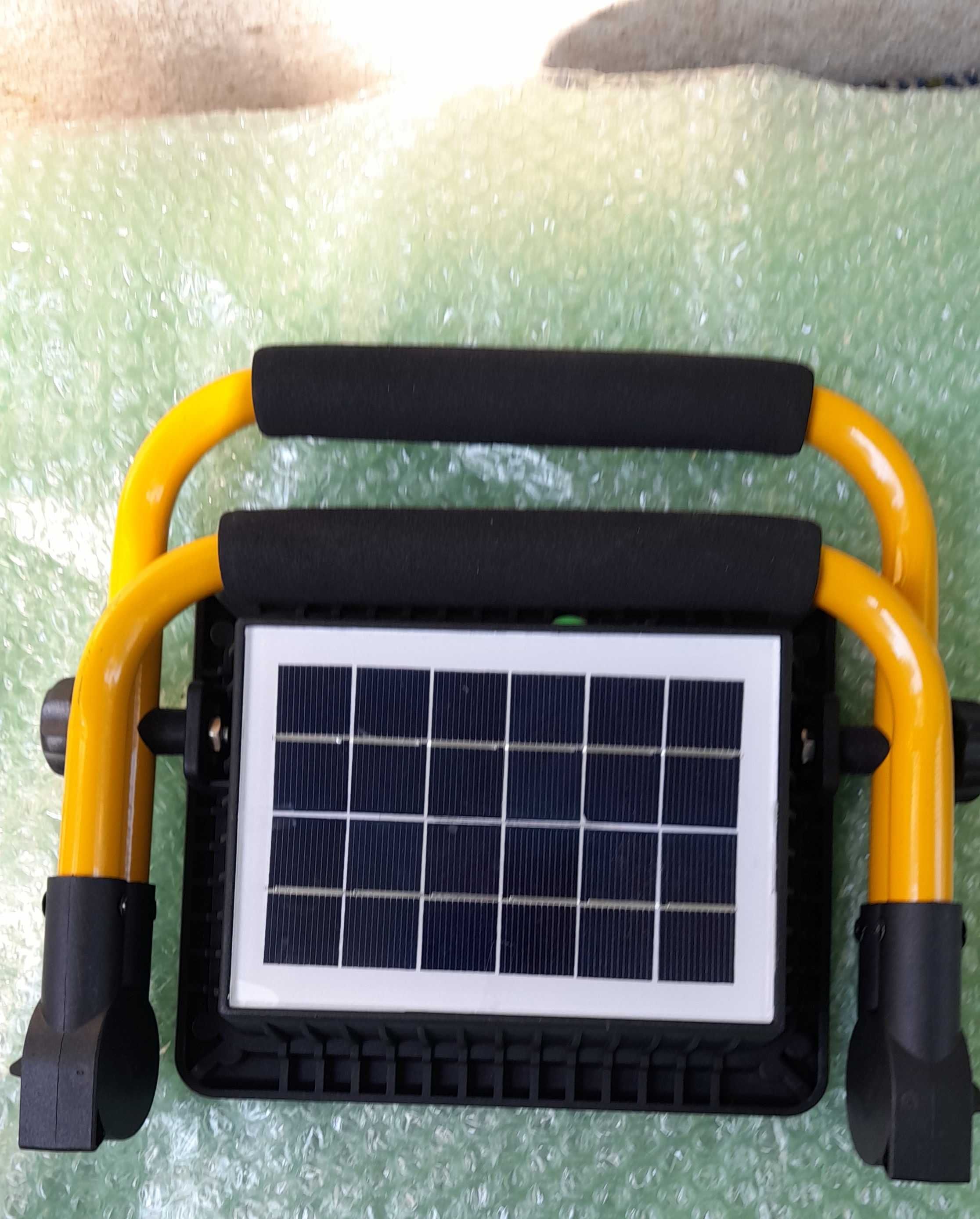Lampa led proiector solar portabil metal camping pescuit uz casnic