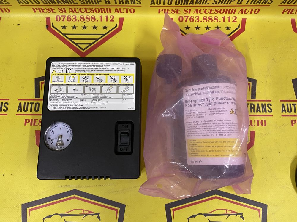 Compresor auto cu solutie umflat roti kit pana OEM  Mazda