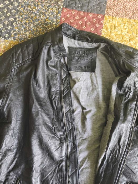 Мъжко кожено яке Jack Jones Leather M
