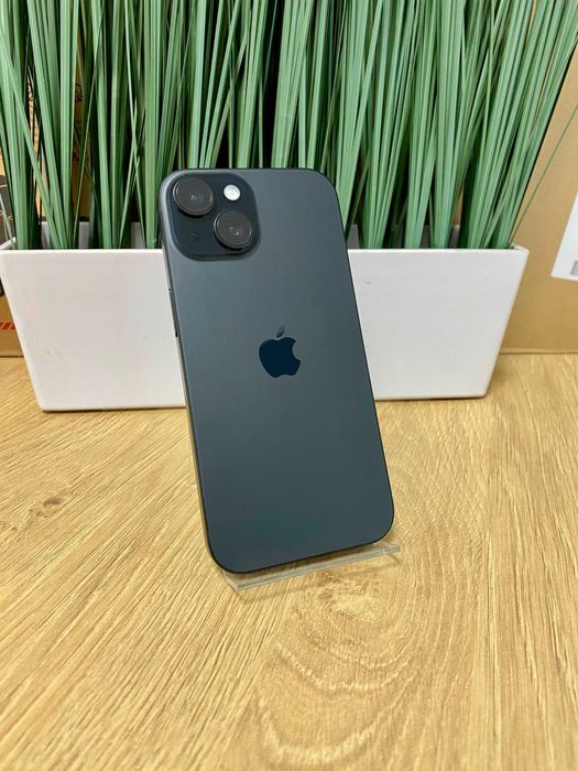 НОВ !!! Apple iPhone 15, 128GB, 5G, Black, 100%