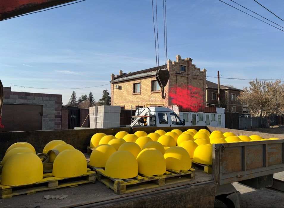 Барьер бетонный полусфера