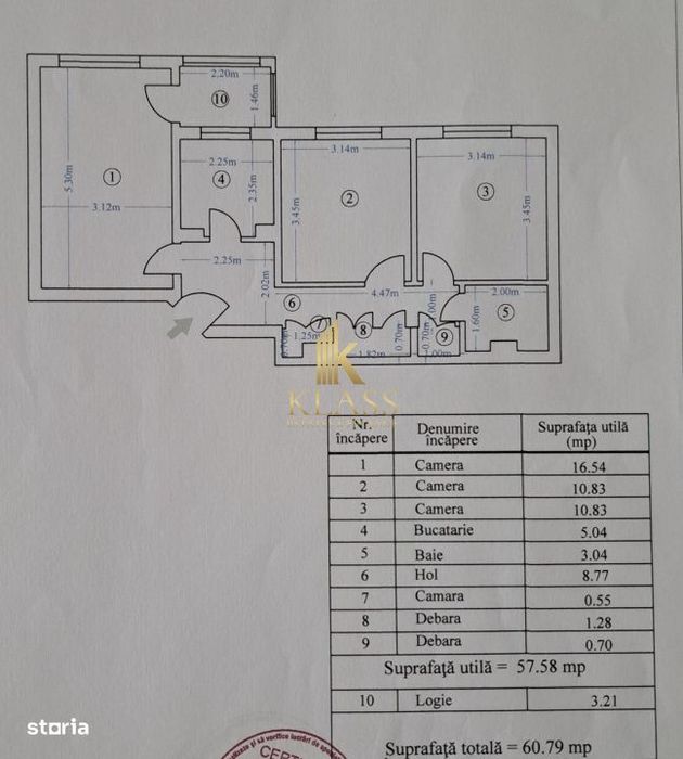 Transforma-l in caminul visurilor tale! - Apartament cu 3 camere decom