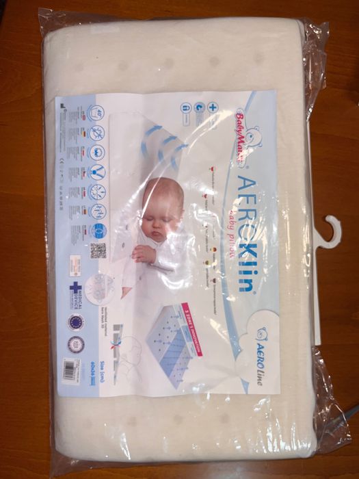 Възглавница антирефлукс Baby Matex Aeroklin, 60x36 cm