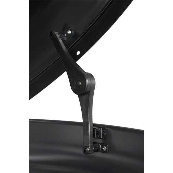 Cutie portbagaj Fabbri Nova 430 Gri Lucios, 174x80x44cm, 430 Litri