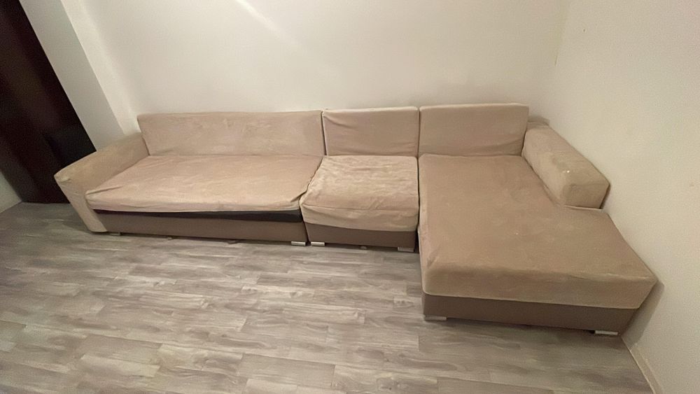 Кровать с матрасом и диван