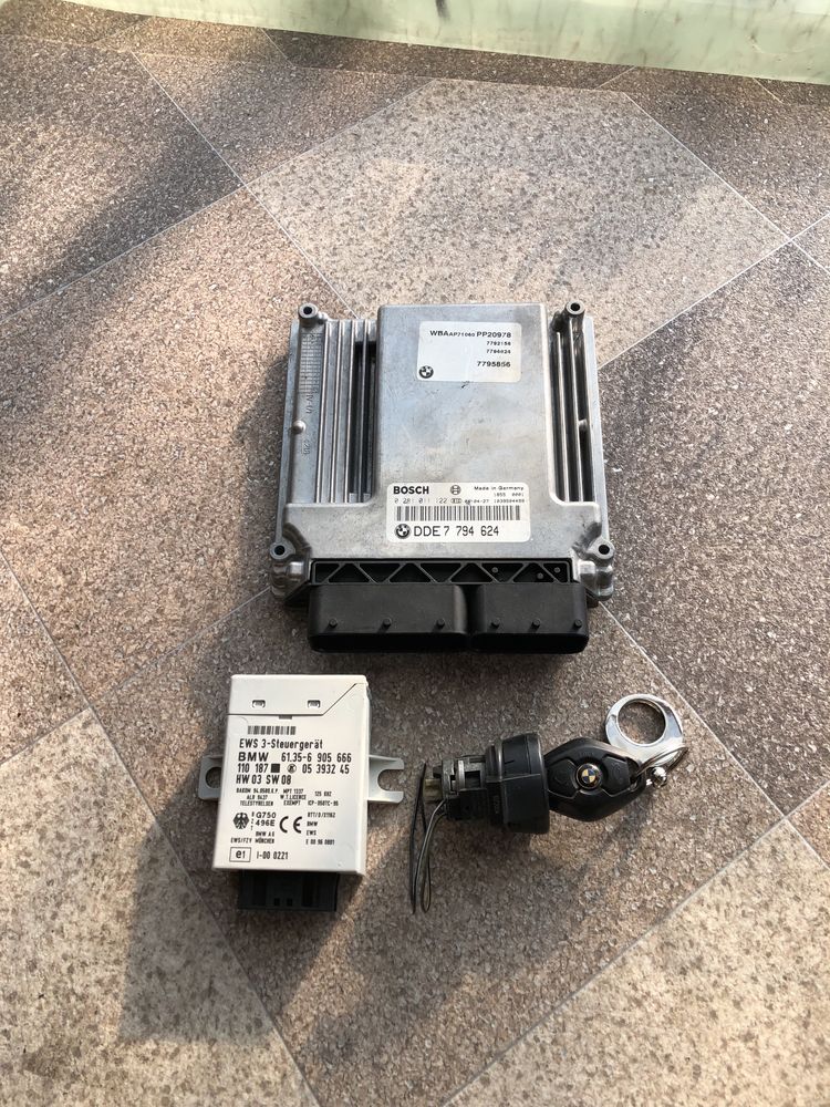 Kit Pornire Contact Cheie Bmw 320d E46 150CP Euro4 ECU EWS