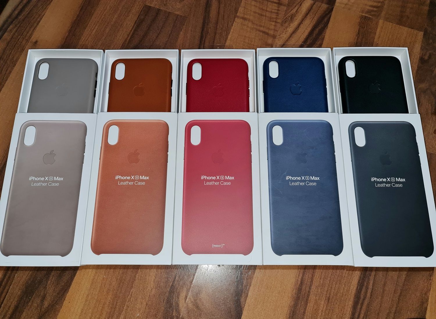 Husa piele originala Apple Leather Case iPhone Xs Max