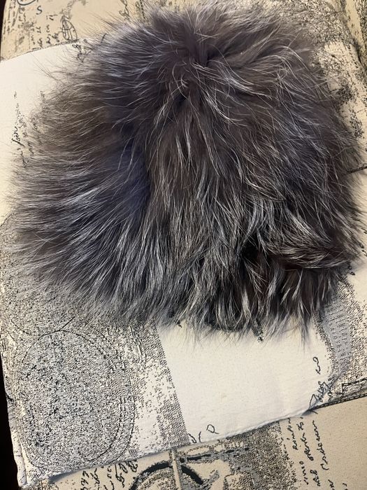 Шапка  сребърна лисица ест. косъм