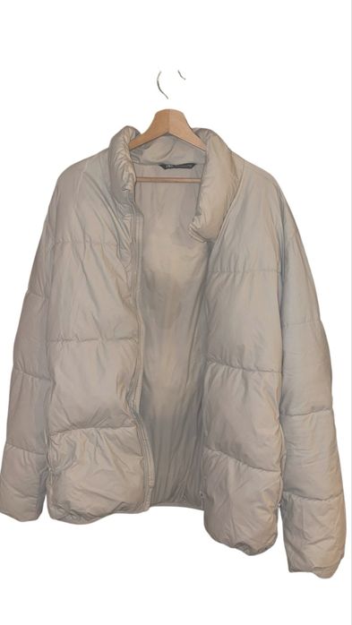 Бяло зимно яке Zara – размер XL – Чисто ново