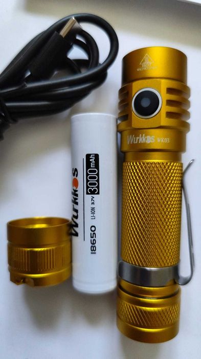 Wurkkos WK03 cu Nichia 519A 5000K - set