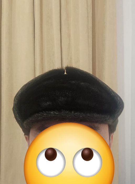Шапка ушанка из нерпы