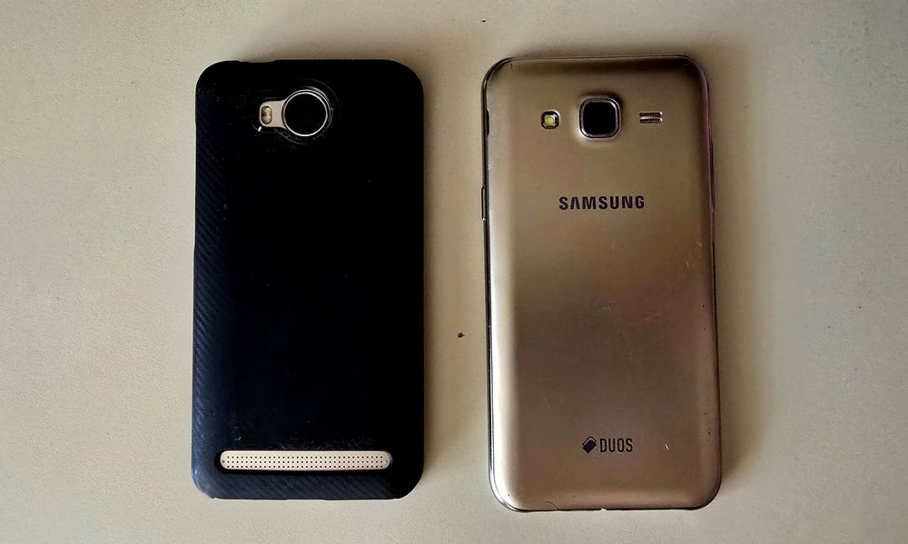 Samsung J5 и Huawei Y3 II
