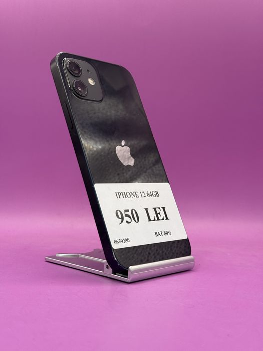Iphone 12 64GB 80% •Amanet Matei Crangasi•06592