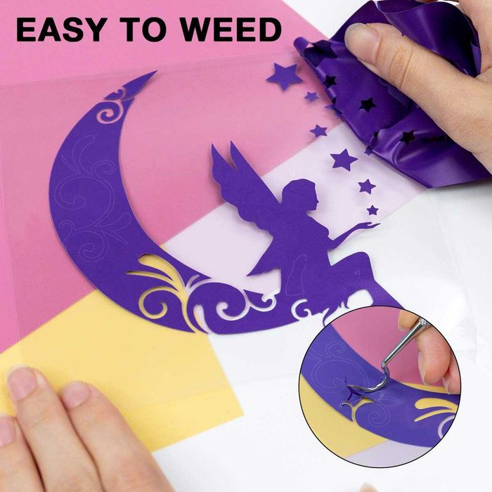 12 Термотрансферни фолиа за режещ плотер 30см х 150см