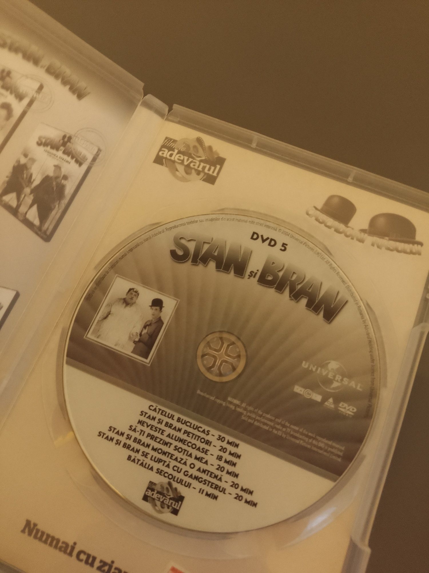 8 casete video originale + 6 dvd uri originale Stan și Bran subtitrate