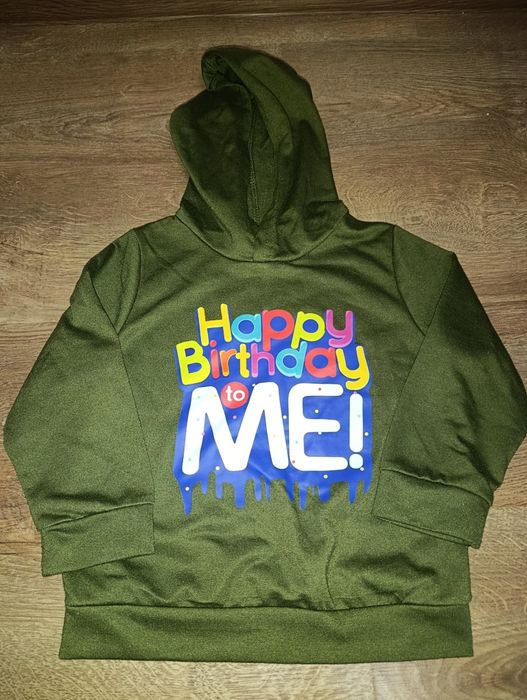 Детска блуза Happy birthday to me 3-4 год