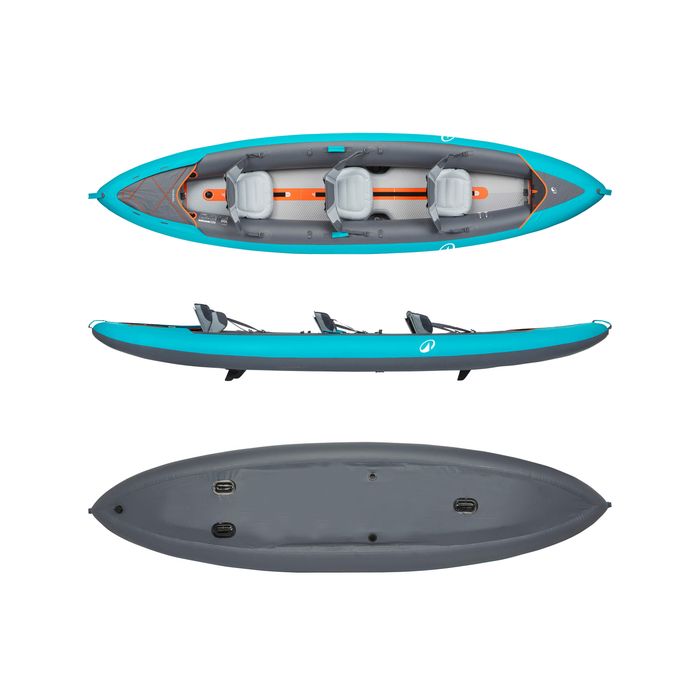 Caiac-canoe gonflabil 2/3 locuri Tribord - produs resigilat Decathlon