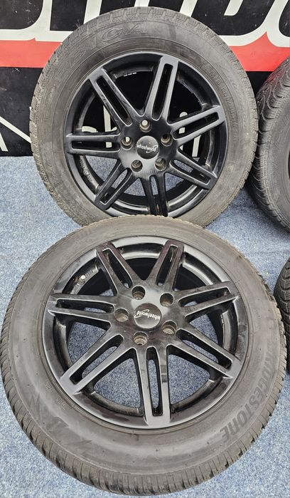JanteAliaj16''5x112-Vw,Skoda,Seat,Audi,Mercedes+Cauciucuri205-55-16M+S