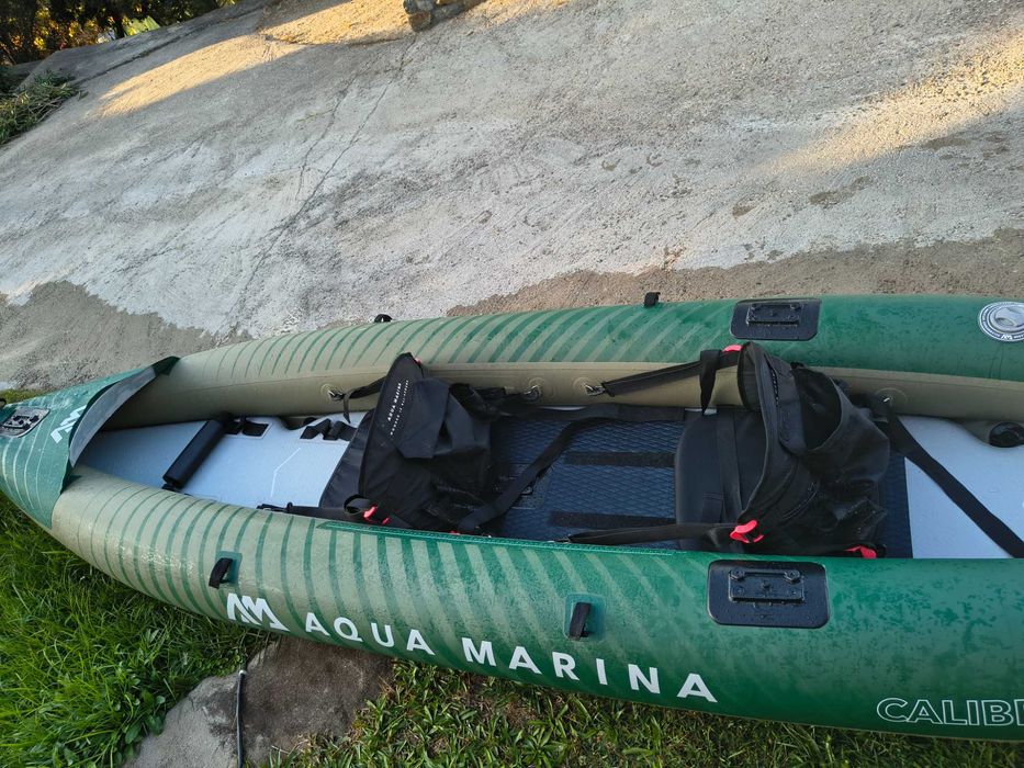 Каяк риболовен AQUAMARINA  Caliber с твърдо дъно Dropstitch