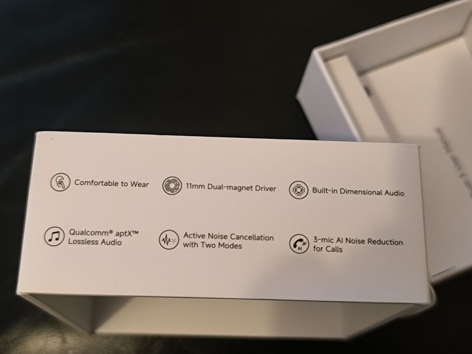 Xiaomi mi buds 5 , сиви, слушалки тапи Harman AudioEFX