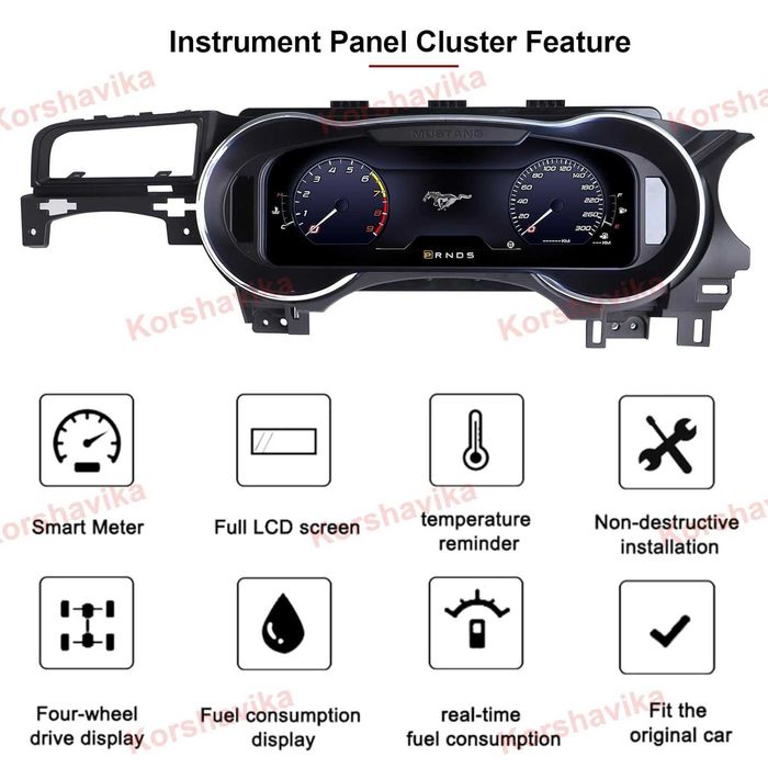Дигитален километраж 12.3'' Ford Mustang 2015-2020